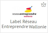 Pour la qualité de son logiciel CRM, SIMPL a reçu le label RESEAU ENTREPRENDRE WALLONIE.